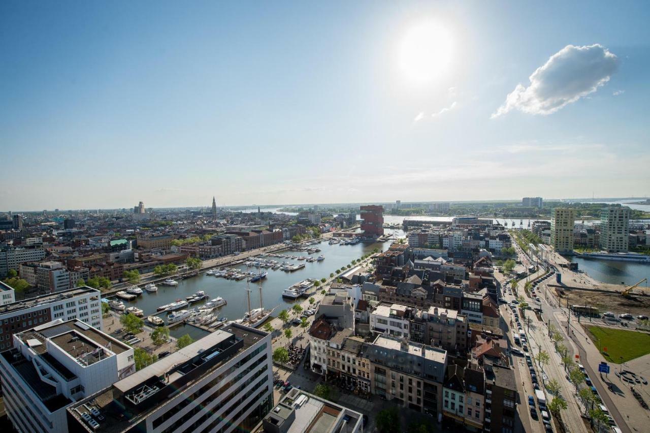 Apartamento SkyNooz-exclusive privé wellness penthouse Amberes Exterior foto
